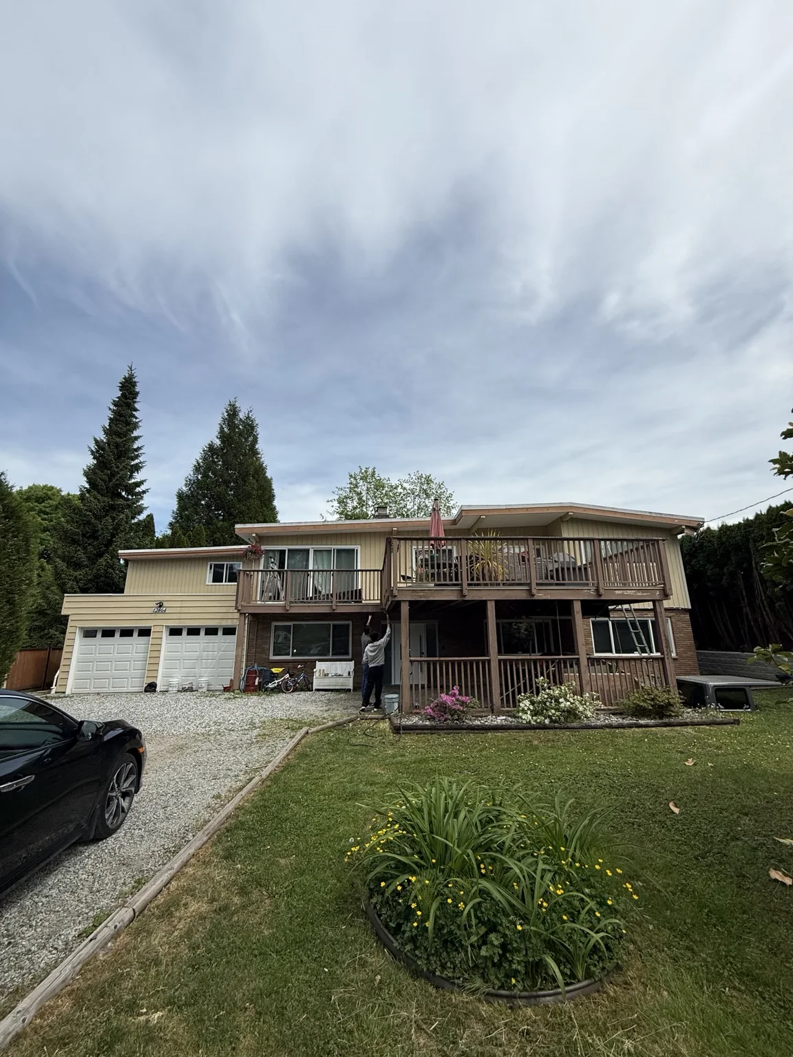 Exterior before painting